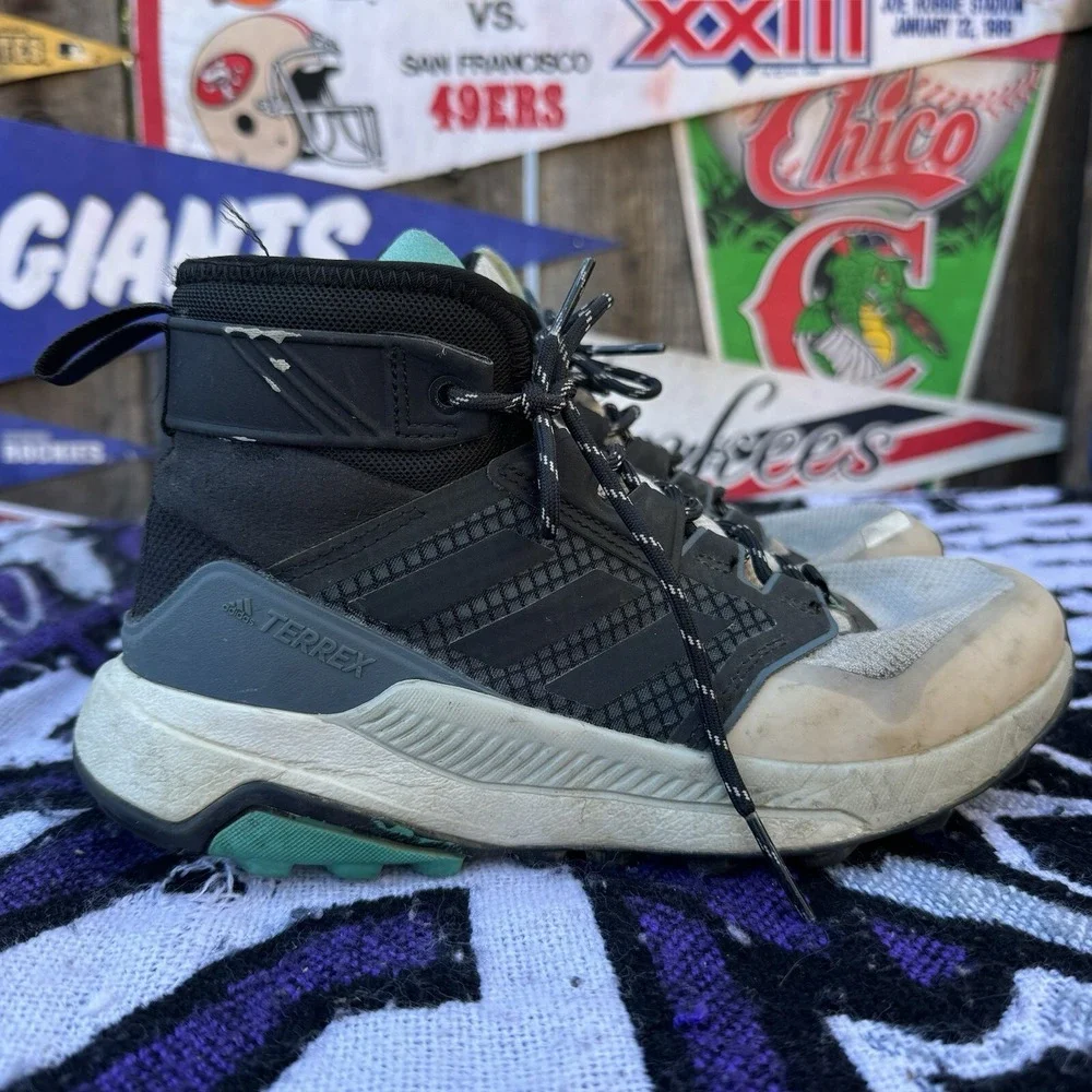 Size 6 - adidas Terrex Trailmaker Mid‎ Hiking  Mens Black, Grey Boots